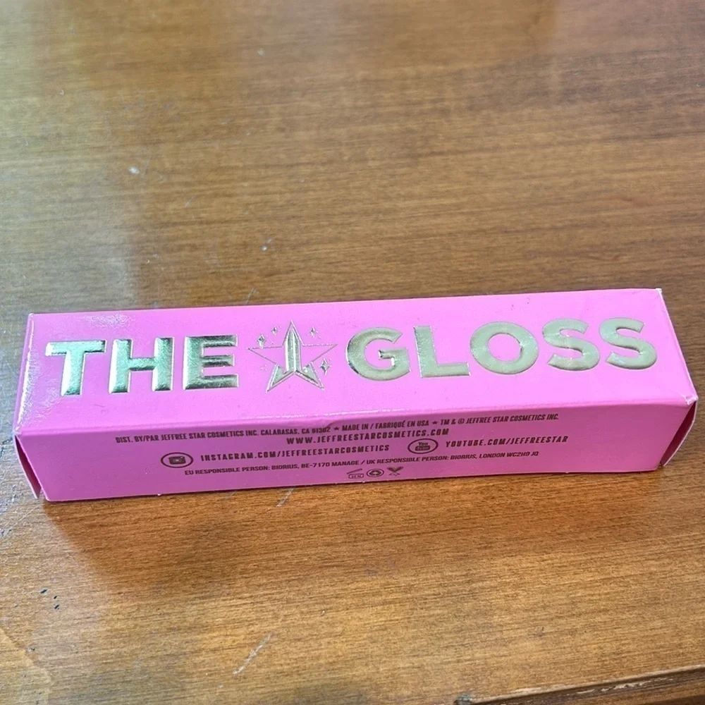 Jeffrey Star THE GLOSS Let me be perfectly clear new in box make up lip gloss